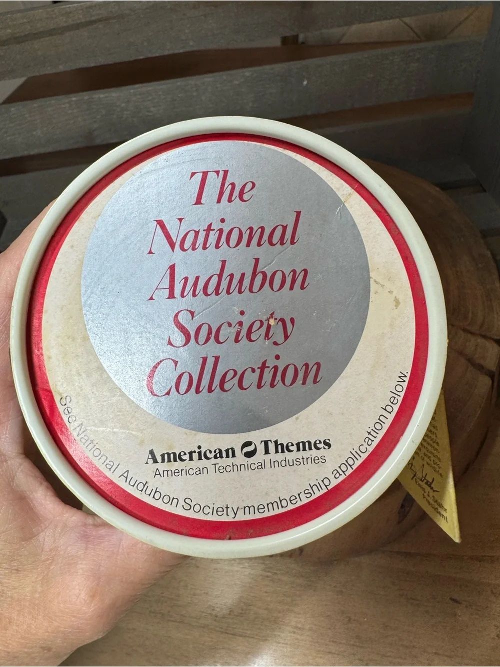 Vintage National Audubon Society Glass Ornament Featuring Baltimore Orioles